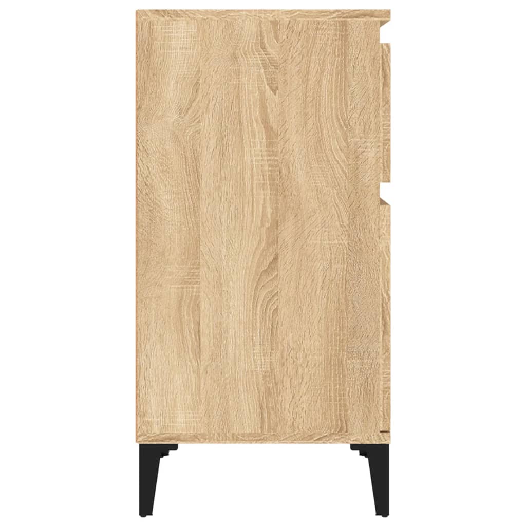 vidaXL Nachttisch Sonoma-Eiche 40x35x70 cm