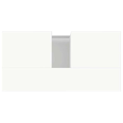 vidaXL Badschrank Weiß 65x33x60 cm Holzwerkstoff