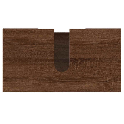 vidaXL Badschrank Betongrau 65x33x60 cm Holzwerkstoff