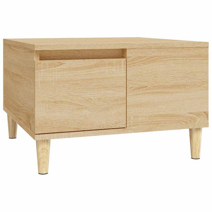vidaXL Table basse chêne Sonoma 55x55x36,5 cm bois d'ingénierie