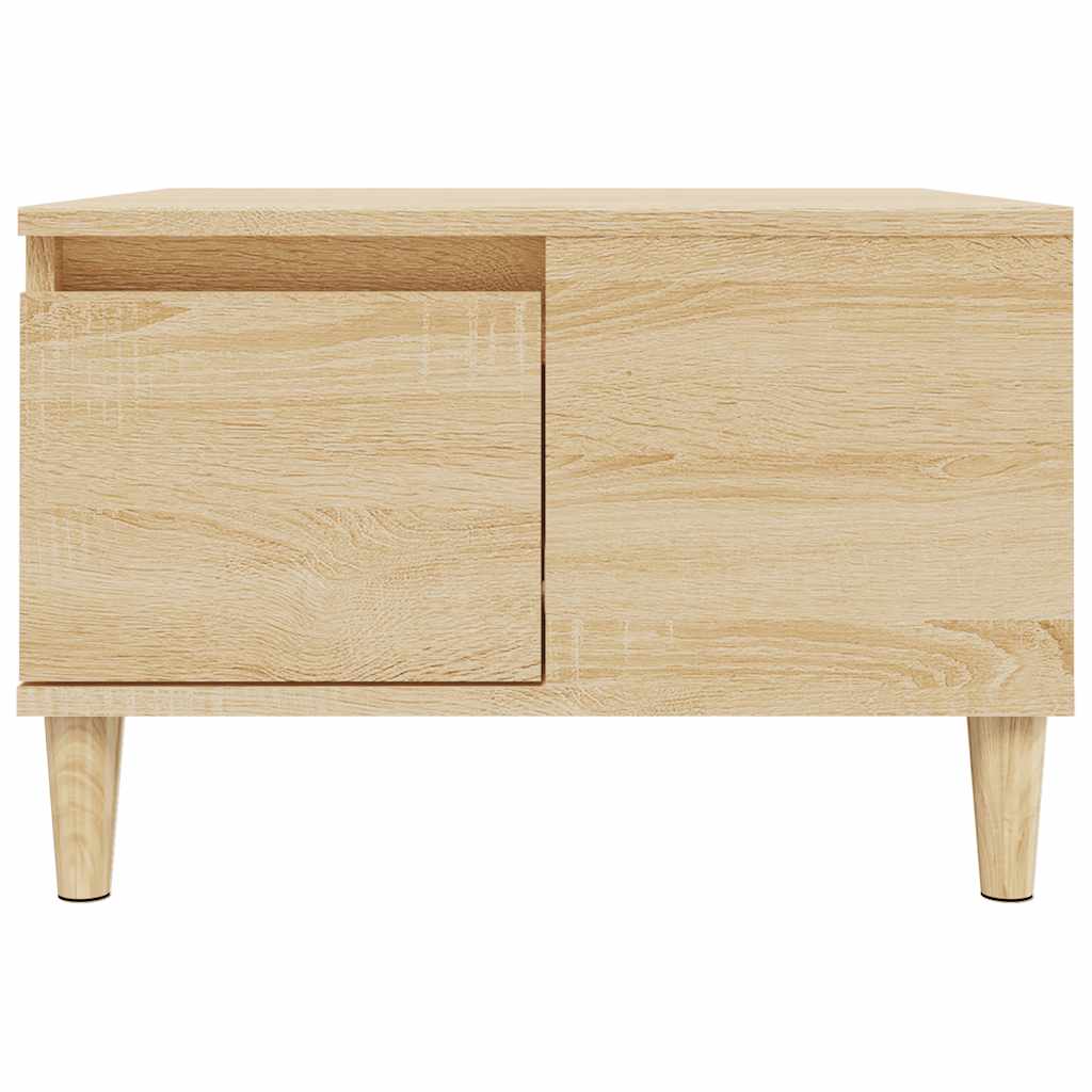 vidaXL Table basse chêne Sonoma 55x55x36,5 cm bois d'ingénierie