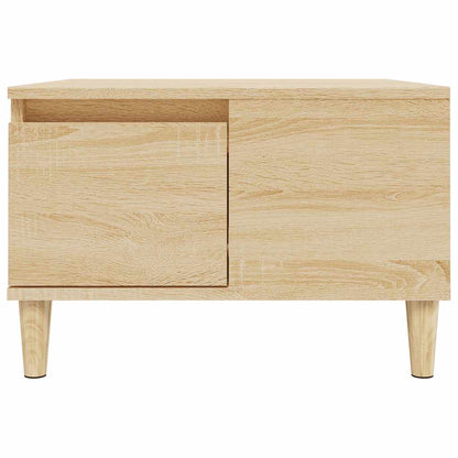 vidaXL Table basse chêne Sonoma 55x55x36,5 cm bois d'ingénierie