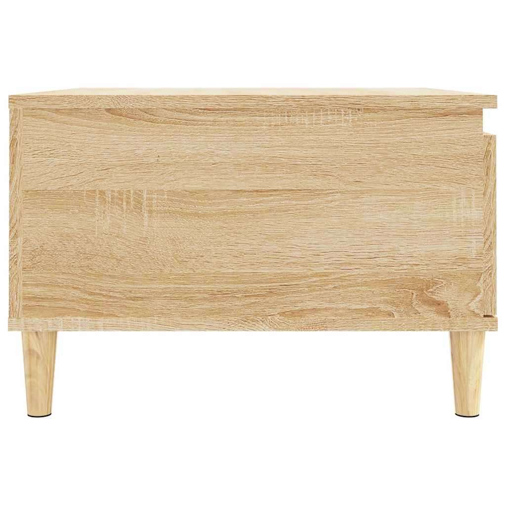 vidaXL Table basse chêne Sonoma 55x55x36,5 cm bois d'ingénierie