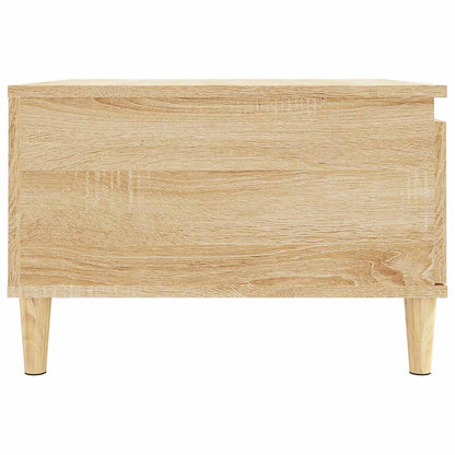 vidaXL Table basse chêne Sonoma 55x55x36,5 cm bois d'ingénierie