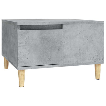 vidaXL Table basse gris béton 55x55x36,5 cm Bois d'ingénierie