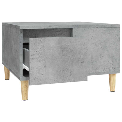 vidaXL Table basse gris béton 55x55x36,5 cm Bois d'ingénierie