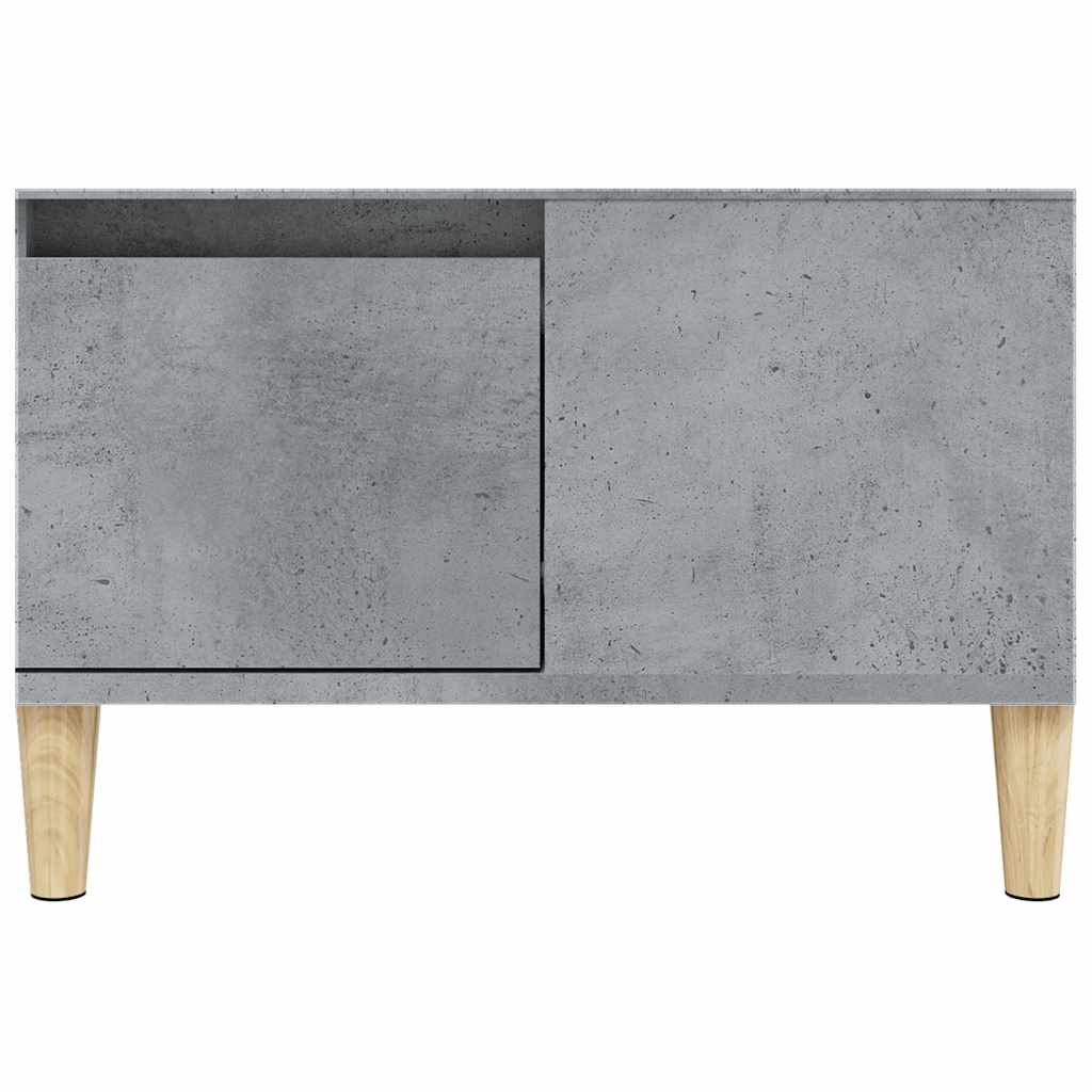 vidaXL Table basse gris béton 55x55x36,5 cm Bois d'ingénierie