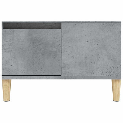 vidaXL Table basse gris béton 55x55x36,5 cm Bois d'ingénierie