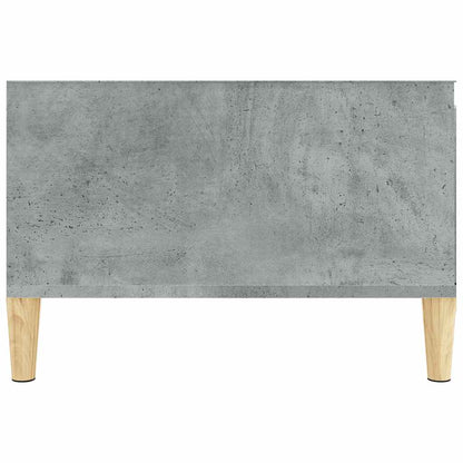 vidaXL Table basse gris béton 55x55x36,5 cm Bois d'ingénierie