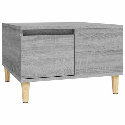 vidaXL Table basse gris Sonoma 55x55x36,5 cm en bois d'ingénierie