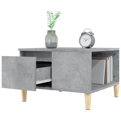 vidaXL Table basse gris Sonoma 55x55x36,5 cm en bois d'ingénierie