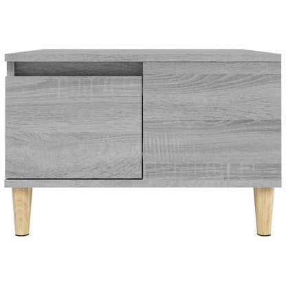 vidaXL Table basse gris Sonoma 55x55x36,5 cm en bois d'ingénierie