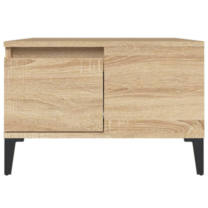 vidaXL Table basse chêne Sonoma 55x55x36,5 cm bois d'ingénierie