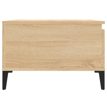 vidaXL Table basse chêne Sonoma 55x55x36,5 cm bois d'ingénierie