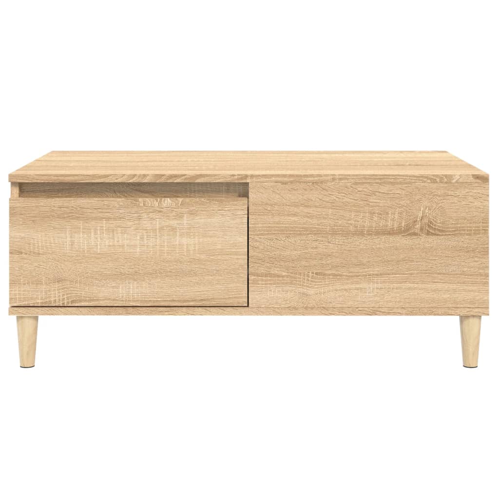 vidaXL Table basse chêne Sonoma 90x50x36,5 cm aggloméré