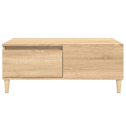 vidaXL Table basse chêne Sonoma 90x50x36,5 cm aggloméré