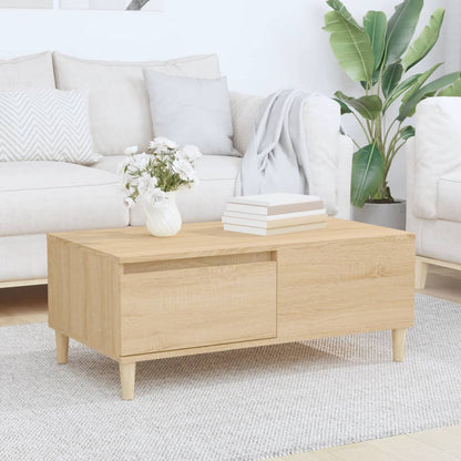 vidaXL Table basse chêne Sonoma 90x50x36,5 cm aggloméré