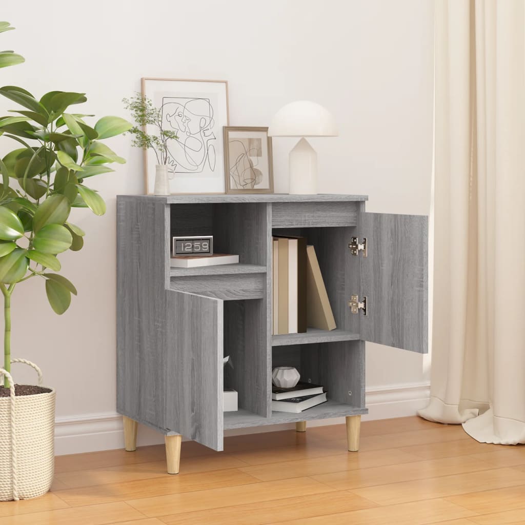 Sideboard Grau Sonoma 60x35x70 cm Holzwerkstoff