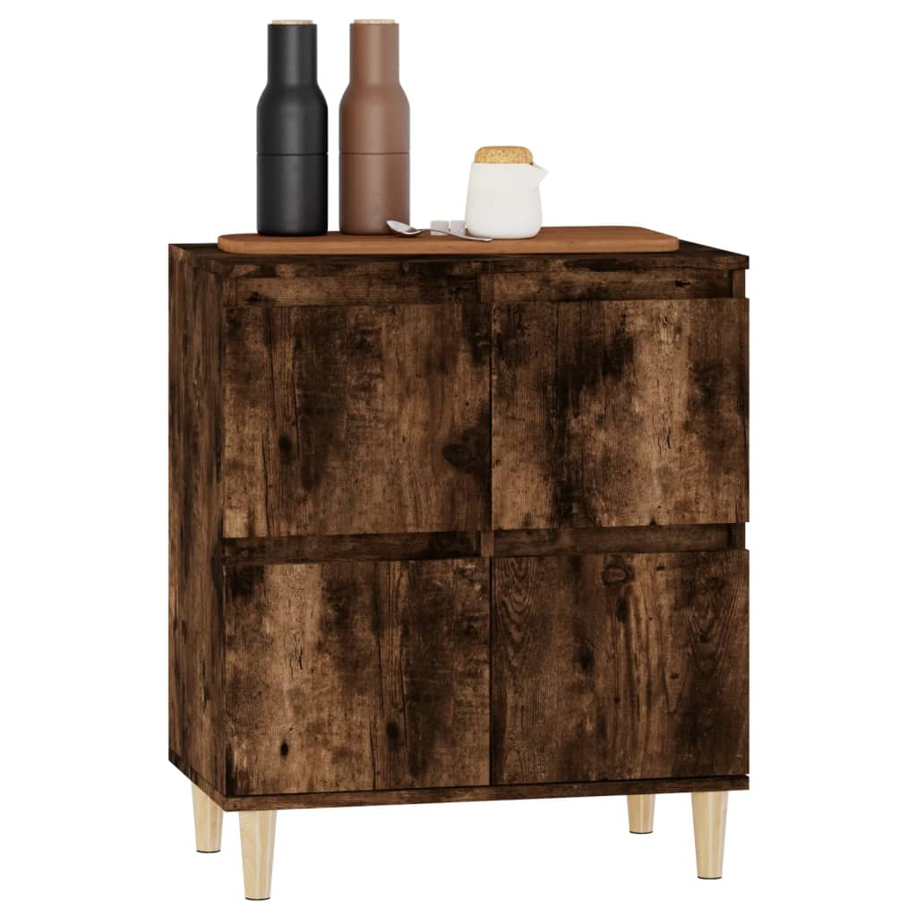 vidaXL Sideboard Räuchereiche 60x35x70 cm Holzwerkstoff