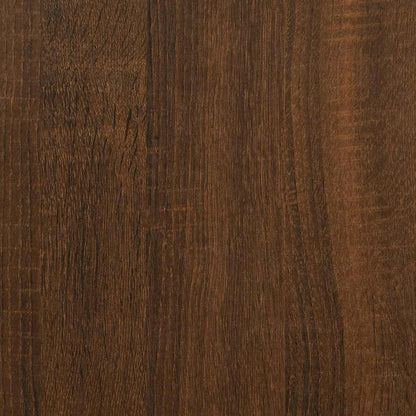vidaXL Waschbeckenunterschrank Braun Eichen-Optik 58x33x60 cm