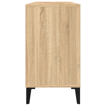 vidaXL Waschbeckenunterschrank Sonoma-Eiche 80x33x60 cm Holzwerkstoff
