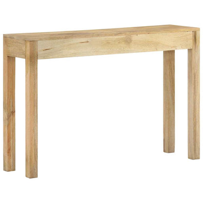 vidaXL Konsolentisch 110x30x75 cm Gebleichtes Massivholz Mango
