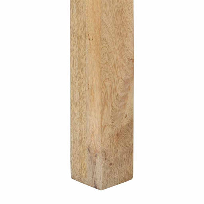 vidaXL Konsolentisch 110x30x75 cm Gebleichtes Massivholz Mango