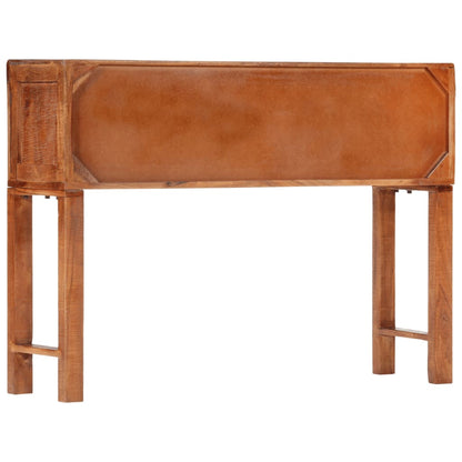 vidaXL Table console 120x32x80 cm Bois d'acacia massif brut