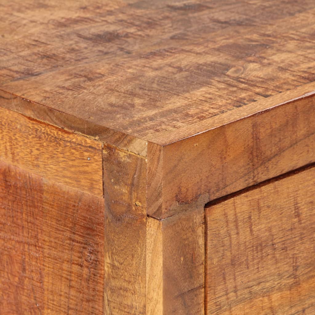 vidaXL Table console 120x32x80 cm Bois d'acacia massif brut