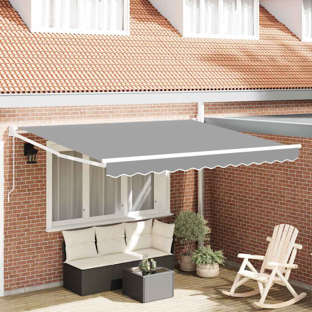 vidaXL Markise Weiß 3 x 2,5 m Metall