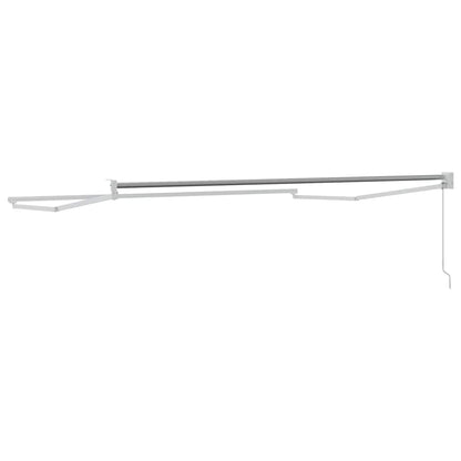 vidaXL Markise Weiß 3 x 2,5 m Metall