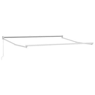 vidaXL Markise Weiß 3,5 x 2,5 m Metall