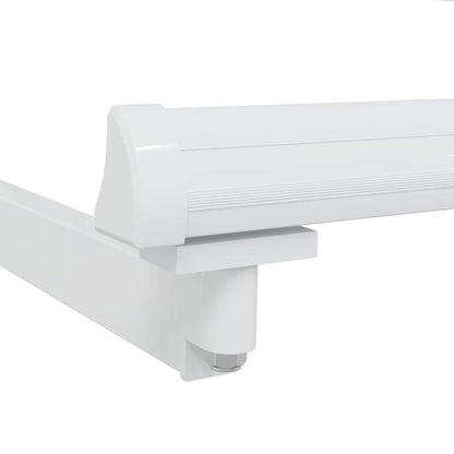 vidaXL Store banne blanc 4,5 x 3 m Métal