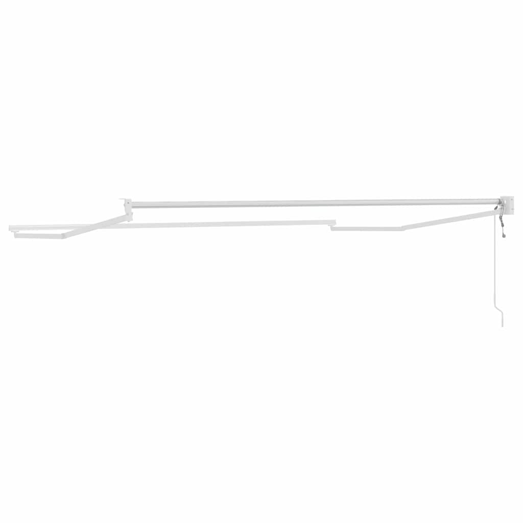 vidaXL Store banne rétractable blanc 300 x 250 cm aluminium