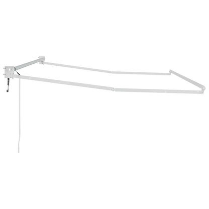 vidaXL Store banne rétractable blanc 300 x 250 cm aluminium
