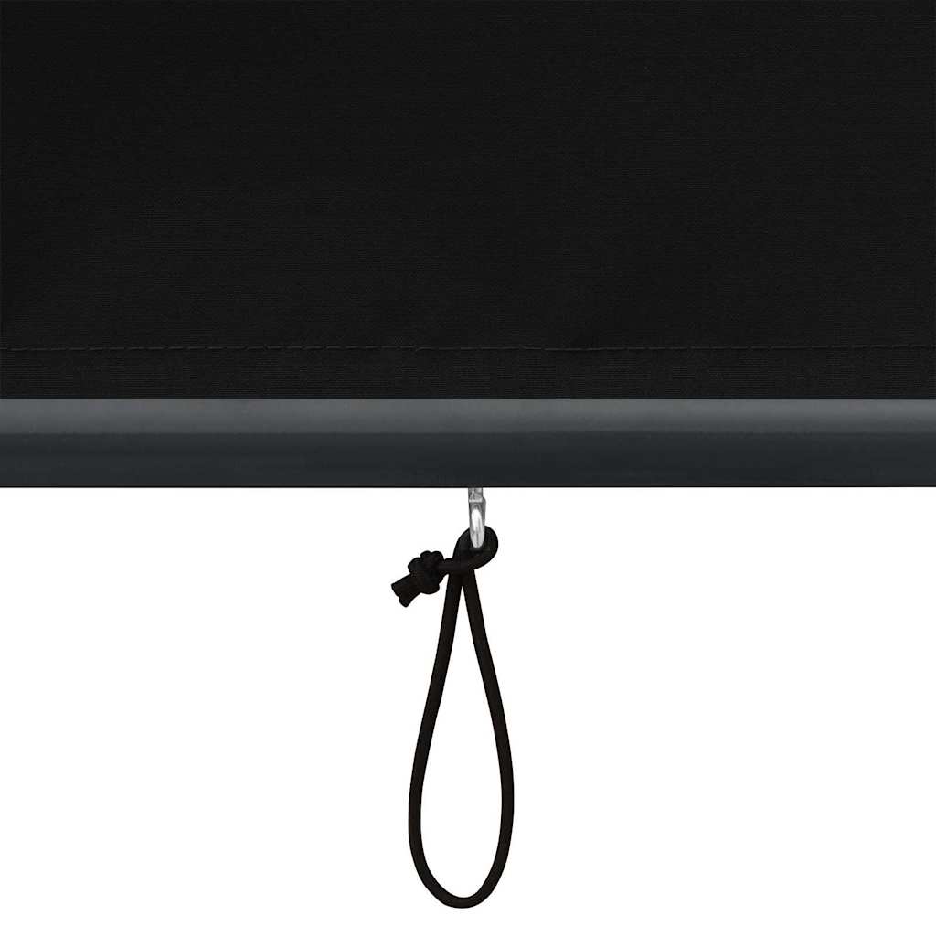 vidaXL Rollo mit Vorhängen Anthrazit 180 x 250 cm Stoff und Aluminium