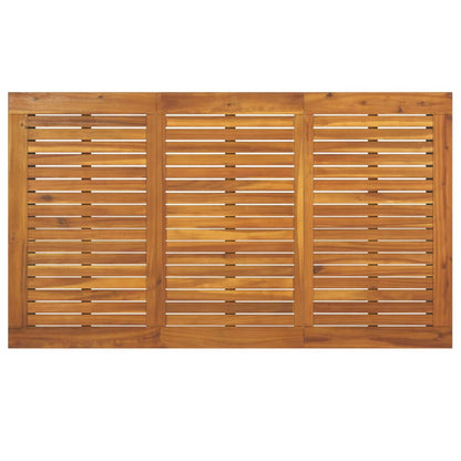 vidaXL Gartentisch mit Beinen in U-Form 140×80×75 cm Massivholz Akazie