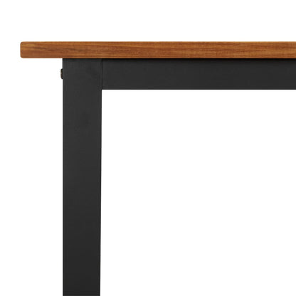 vidaXL Gartentisch mit Beinen in U-Form 140×80×75 cm Massivholz Akazie