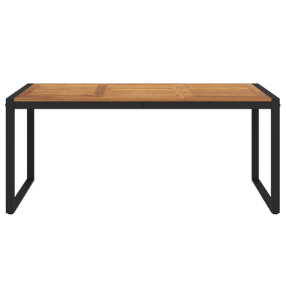 vidaXL Table de jardin avec pieds en U 180x90x75 cm acacia massif