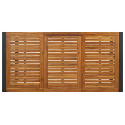 vidaXL Table de jardin avec pieds en U 180x90x75 cm acacia massif