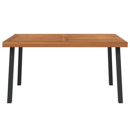 vidaXL Gartentisch 150x90x75 cm Massivholz Akazie