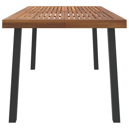 vidaXL Gartentisch 150x90x75 cm Massivholz Akazie