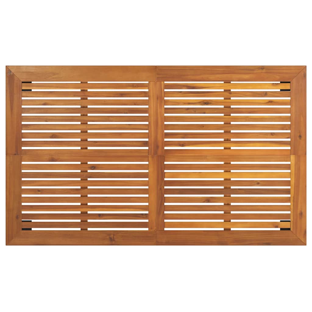 vidaXL Gartentisch 150x90x75 cm Massivholz Akazie
