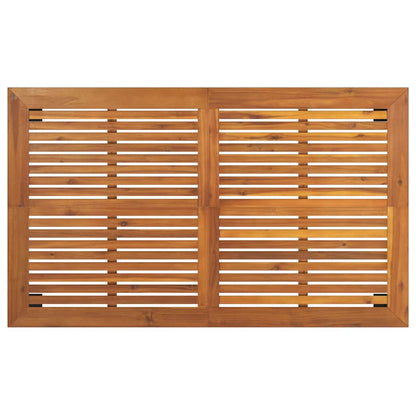vidaXL Gartentisch 150x90x75 cm Massivholz Akazie