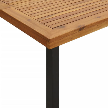 vidaXL Table de jardin 200x100x75 cm en bois d'acacia massif