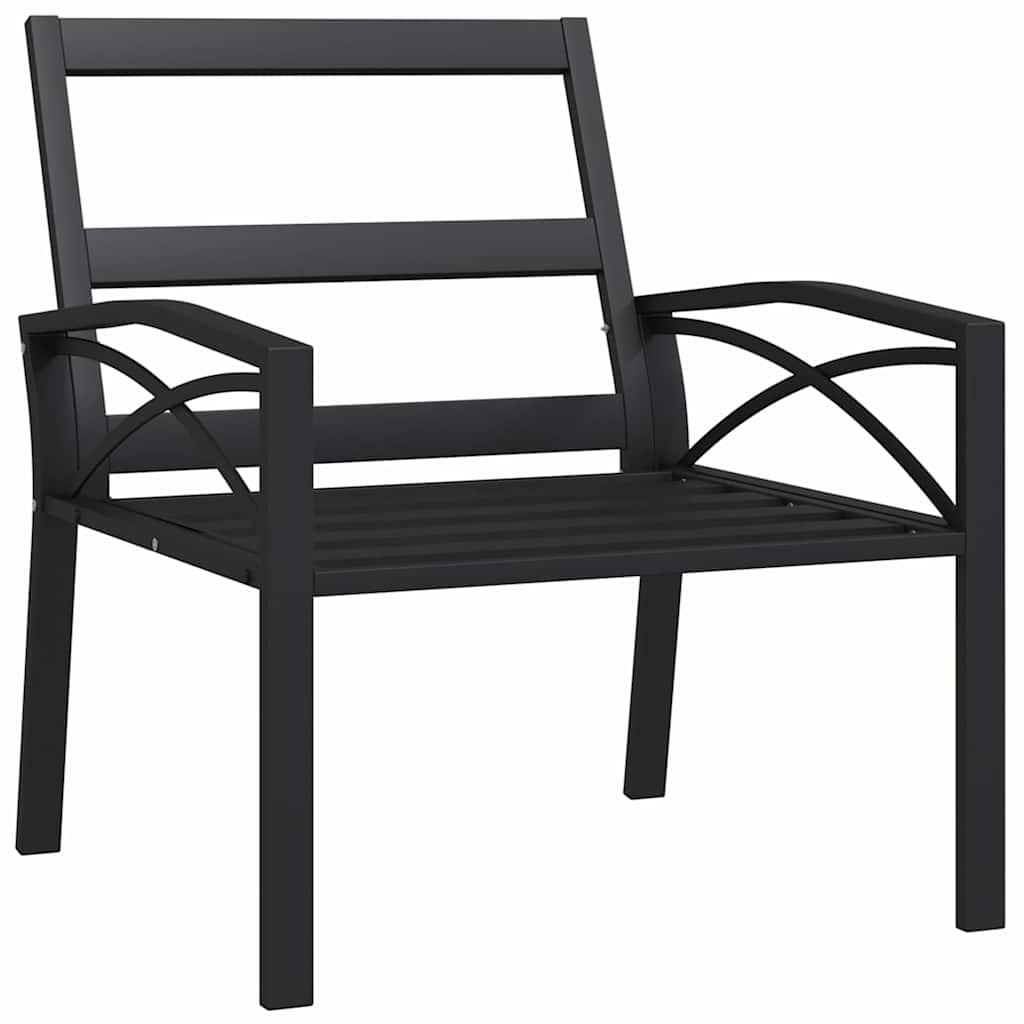 vidaXL Chaise de jardin avec coussins couleur sable 68x76x79 cm Acier