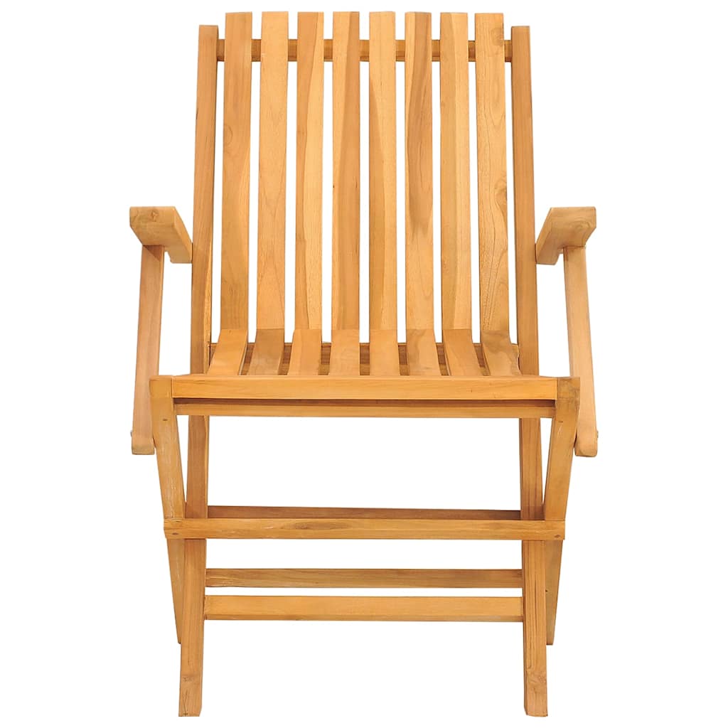 vidaXL Gartenstühle 2 Stk. Klappbar 61x67x90 cm Massivholz Teak
