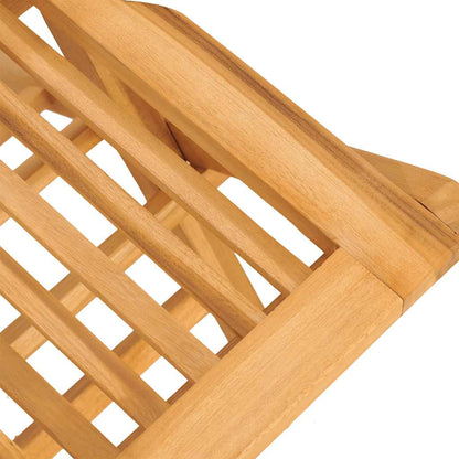 vidaXL Gartenstühle 2 Stk. Klappbar 47x62x90 cm Massivholz Teak