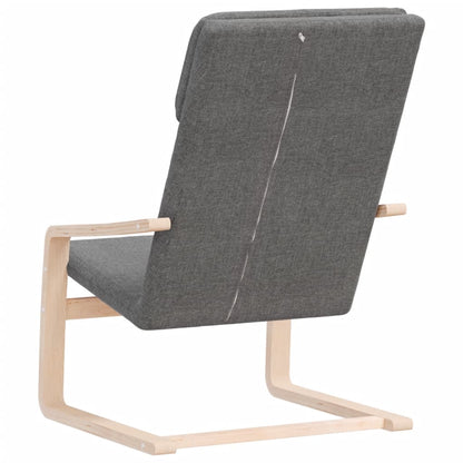 vidaXL Fauteuil de relaxation gris foncé en tissu
