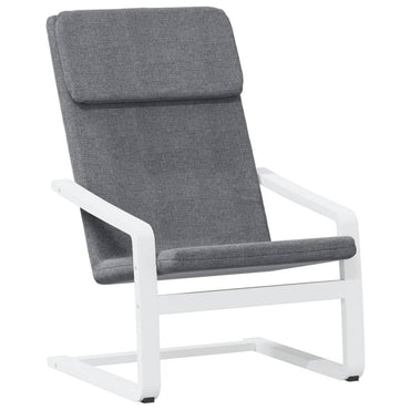 vidaXL Fauteuil de relaxation gris foncé en tissu